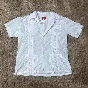 White collared shirt